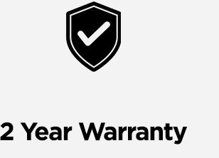 2 Year Warranty
