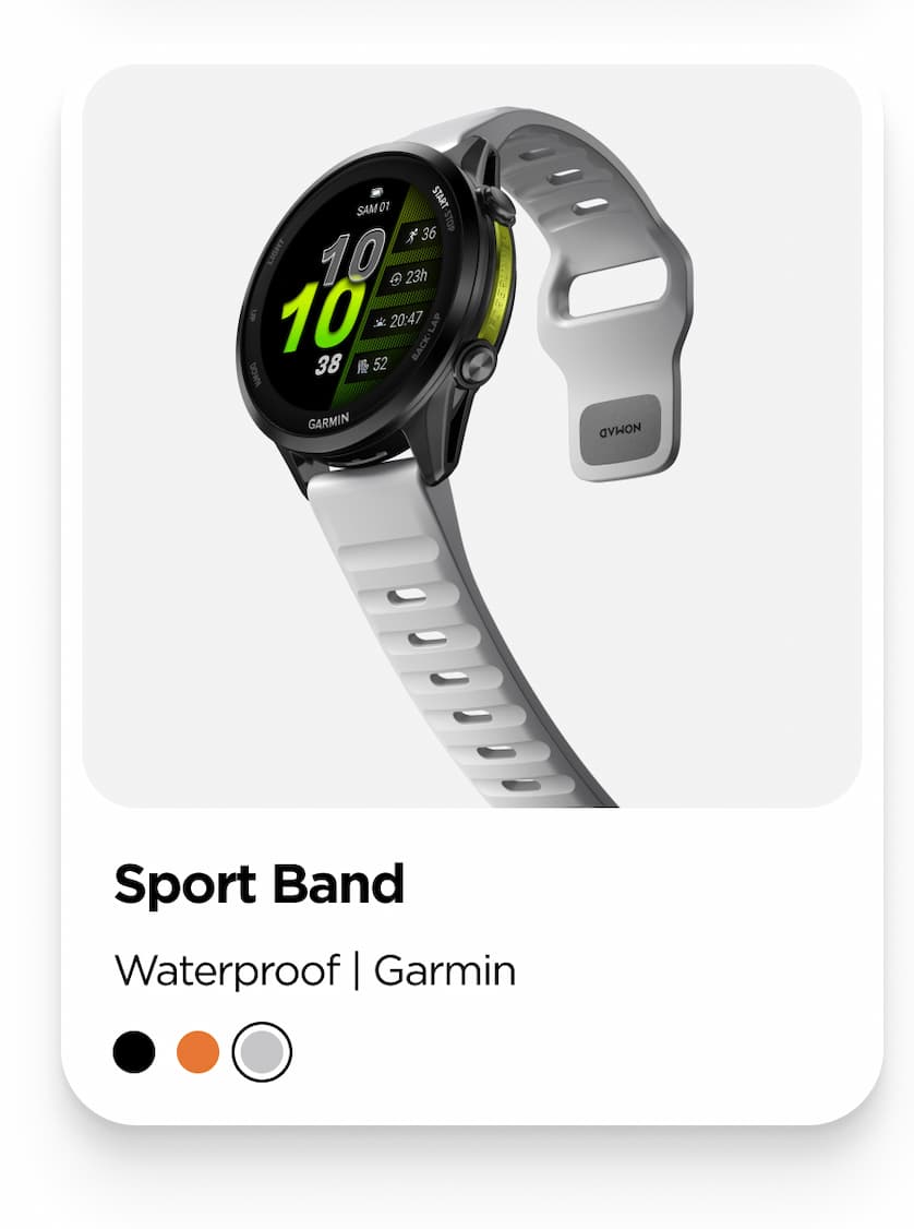Sport Band. Waterproof | Garmin. Shop Now.