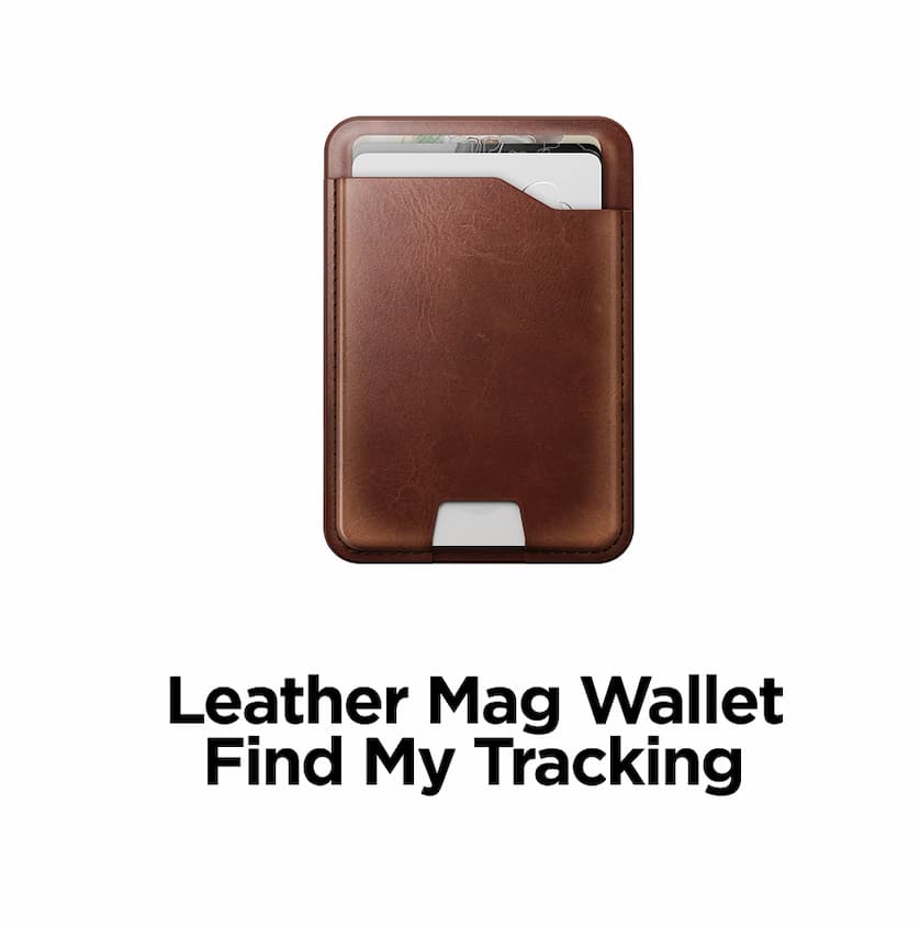 Leather Mag Wallet Find My Tracking. Complete the Look.