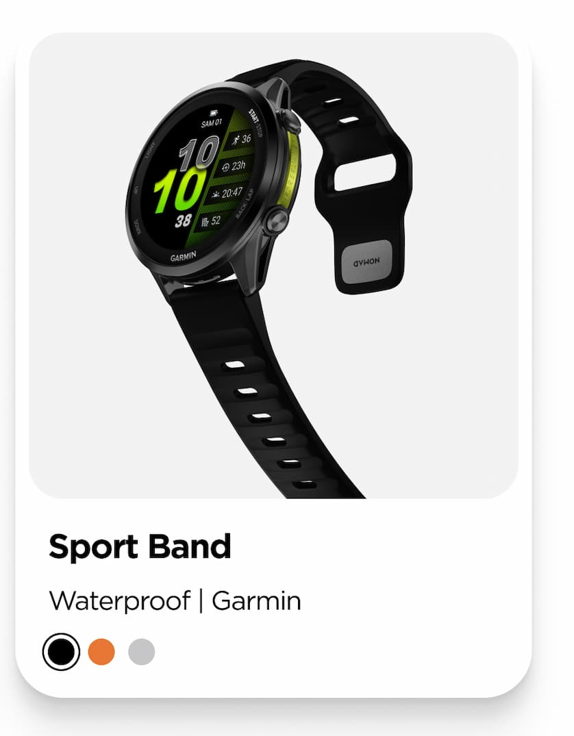Sport Band. Waterproof | Garmin. Shop Now.