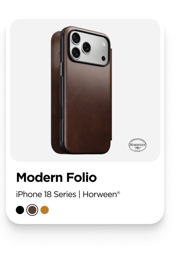Modern Folio, Rustic Brown.