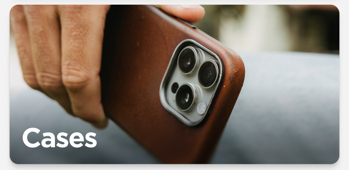 Cases, featuring Horween Traditional Case for iPhone 16 Pro Max.