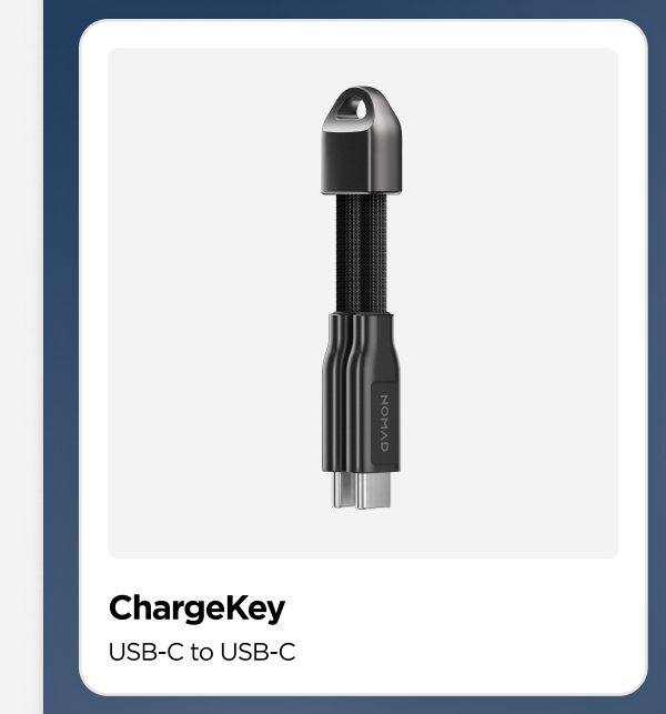 ChargeKey. USB-C to USB-C.