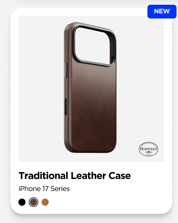Traditional Leather Case for iPhone 17.