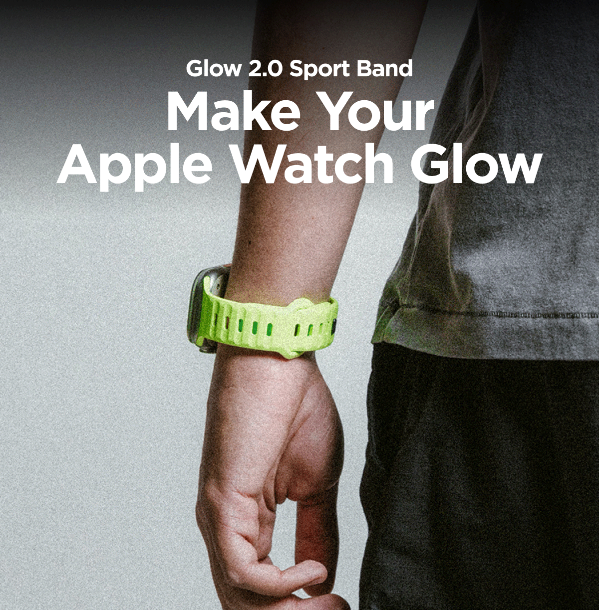 Glow 2.0 Sport Band. Make Your Apple Watch Glow.