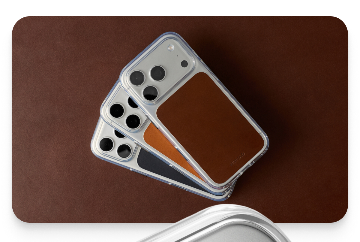 You asked, we listened. After more than a year of development, Clear Leather Case is finally here for iPhone 18. Clear Leather Case has everything you want from a clear case, with an accent of iconic Horween leather to bring it to the next level.