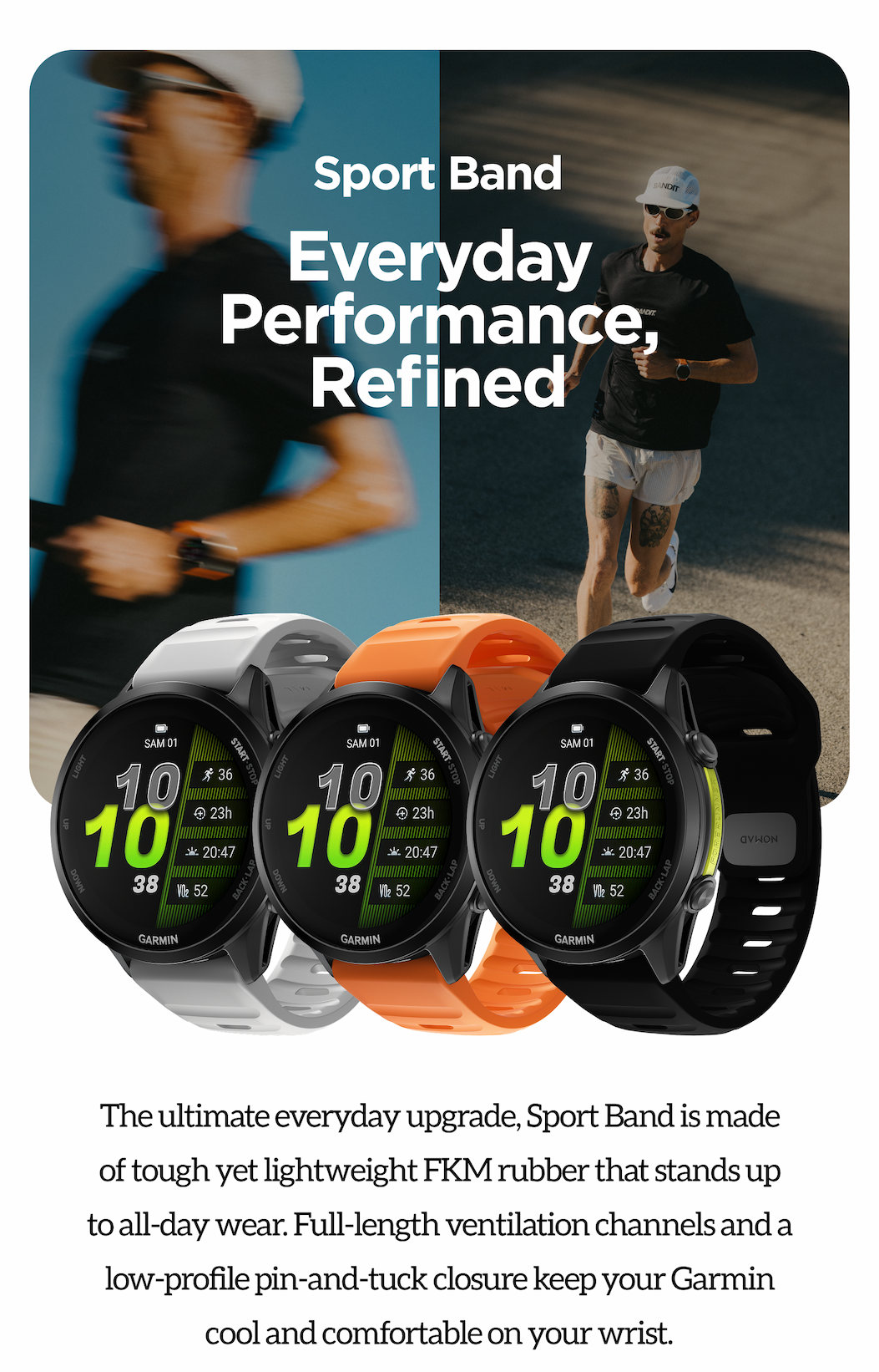Sport Band. Everyday Performance Refined. Shop Now