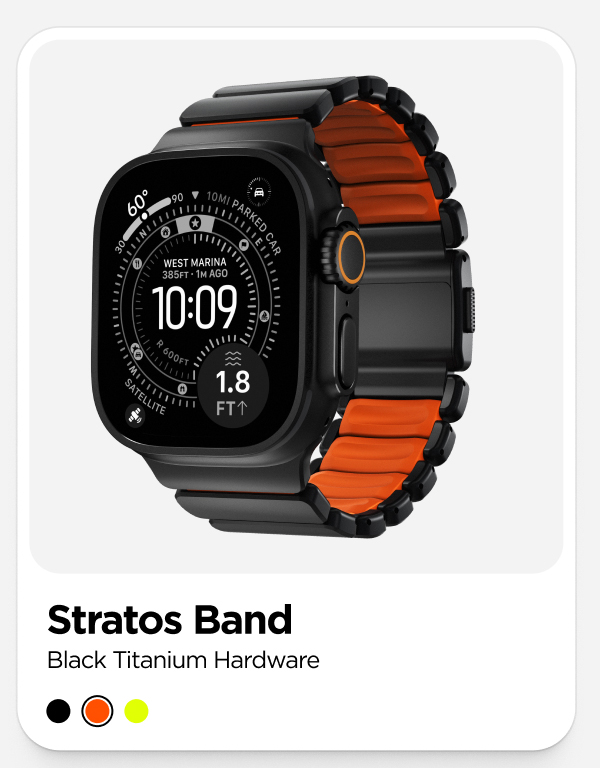 Stratos Band | Black Hardware