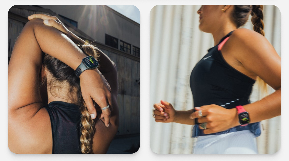 Tempo Band Goes the Distance. Tempo Band has a smooth, sleek profile designed to keep the pace. Its lightweight FKM and barley-there feel allows you to focus on what matters: pushing your limits and crossing the finish line. Shop Now.