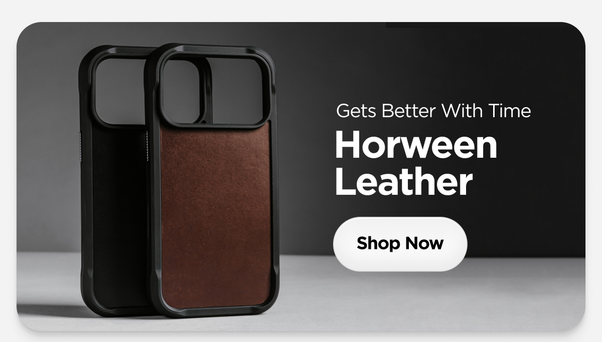 Gets better with time. Horween Leather. Shop Now.