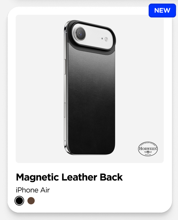 Magnetic Leather Back for iPhone Air