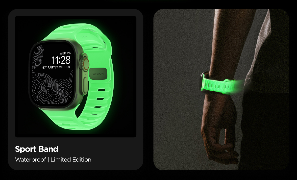 Sport Band Glow 2.0. Waterproof. Limited Edition.