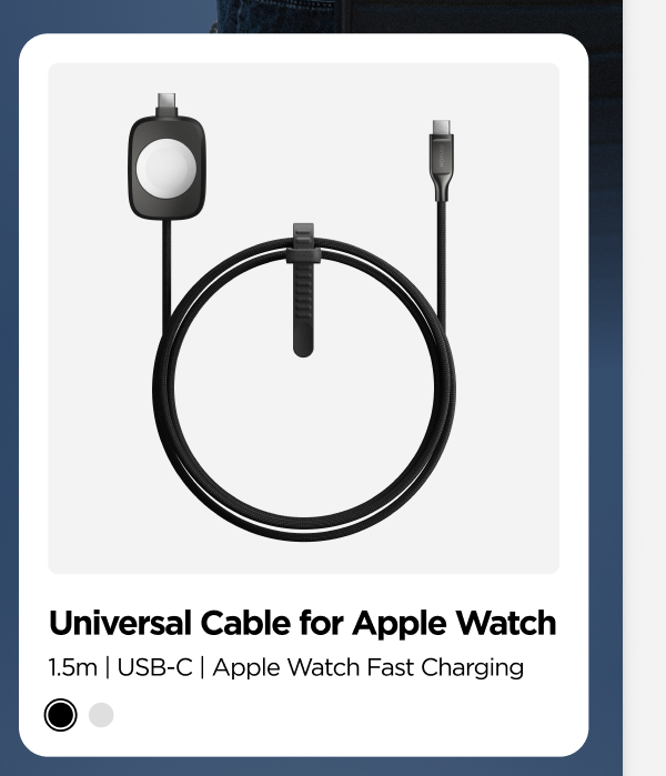 Universal Cable for Apple Watch. 1.5m | USB-C | Apple Watch Fast Charging