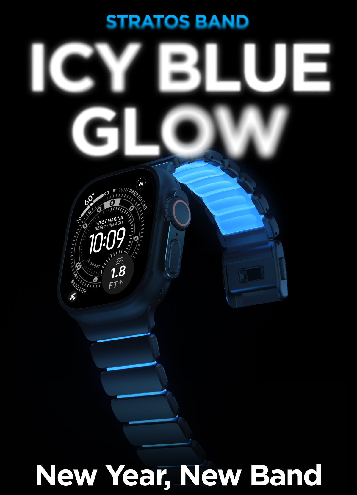 Stratos Band Icy Blue