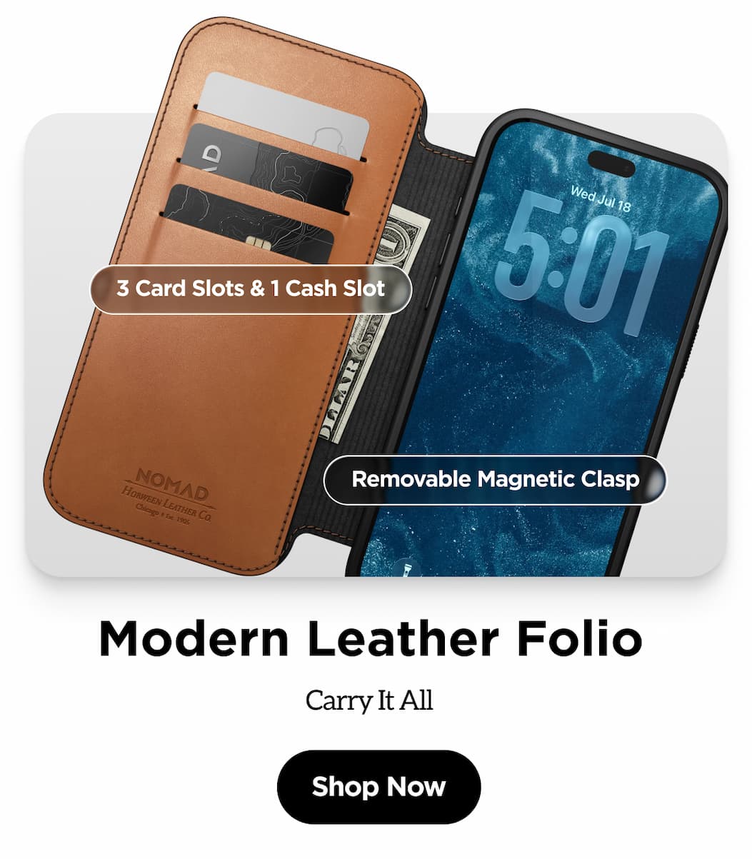Modern Leather Folio