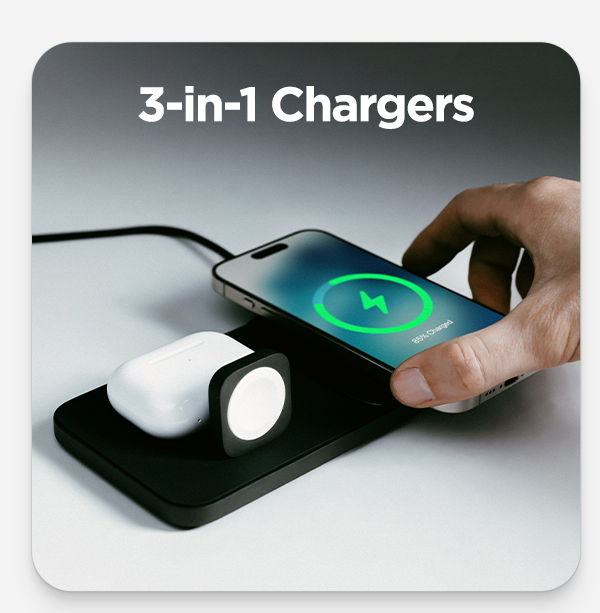You may also like 3-in-1 Chargers, Single-device chargers, cables, and power adapters. Shop Now