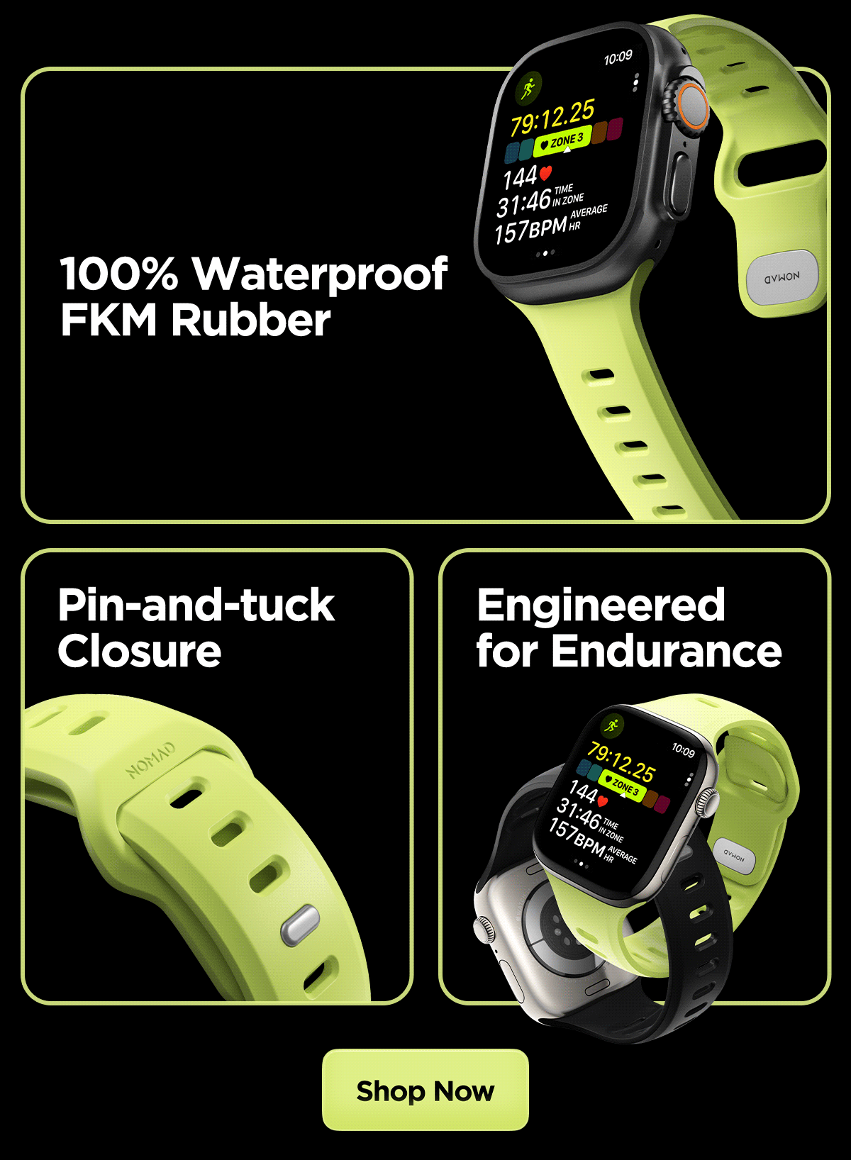 100% Waterproof FKM Rubber. Pin-and-tuck Closure. Engineered for Endurance. Shop Now.