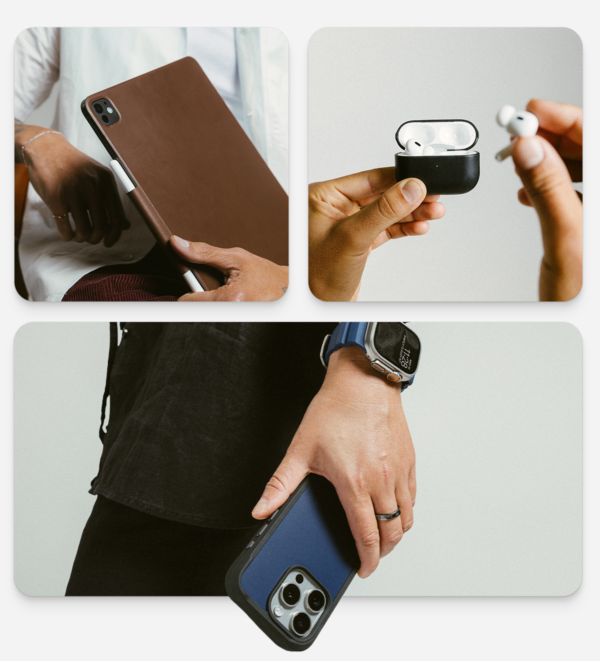 Why Nomad Cases? You've trusted us for over a decade to make the cases that not only protect your tech but feel great to use everyday. That trust drives us to design cases that look sharp, last for years, and work seamlessly with the devices you rely on. Shop now.