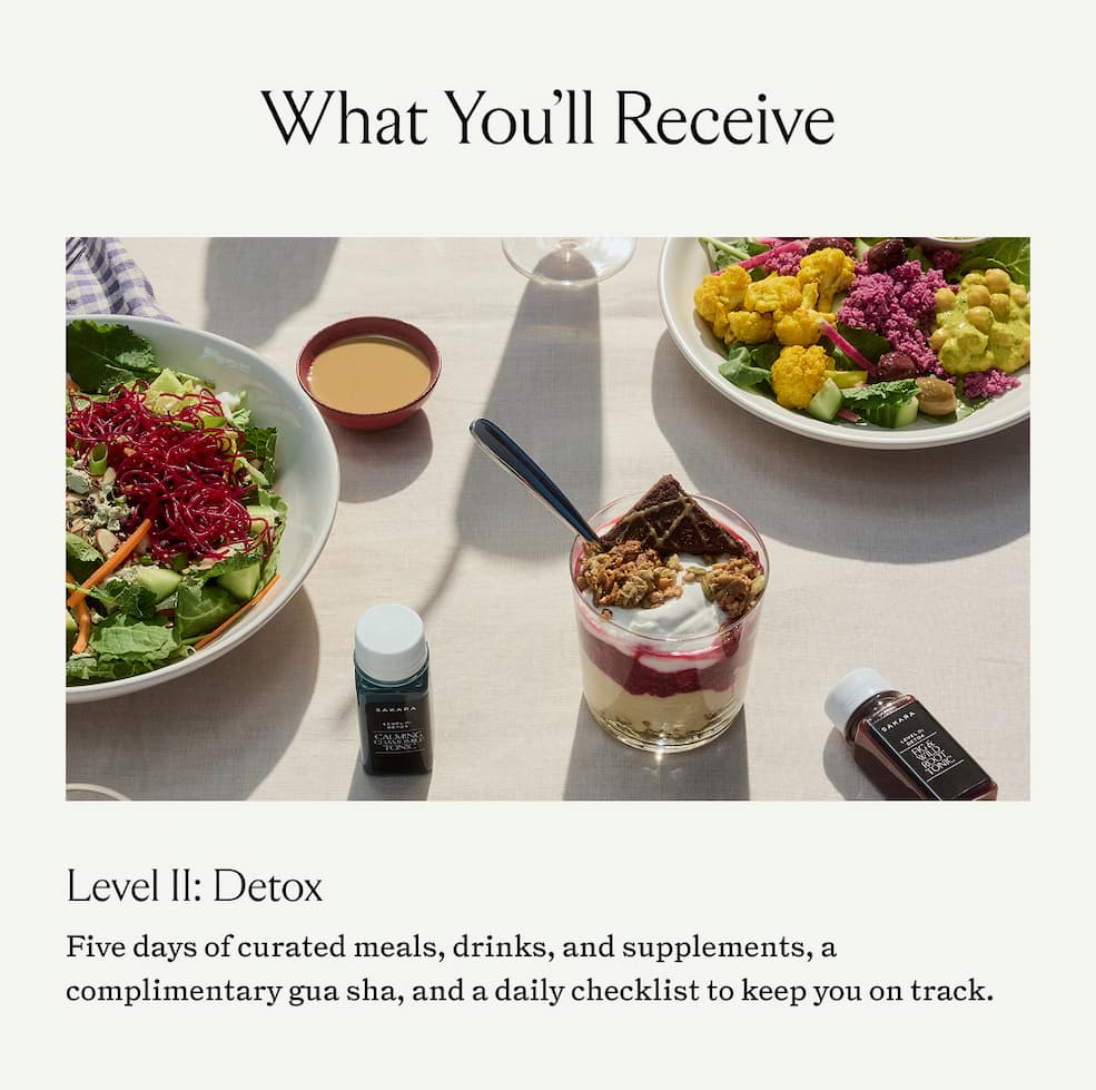What You'll Receive: Level II Detox