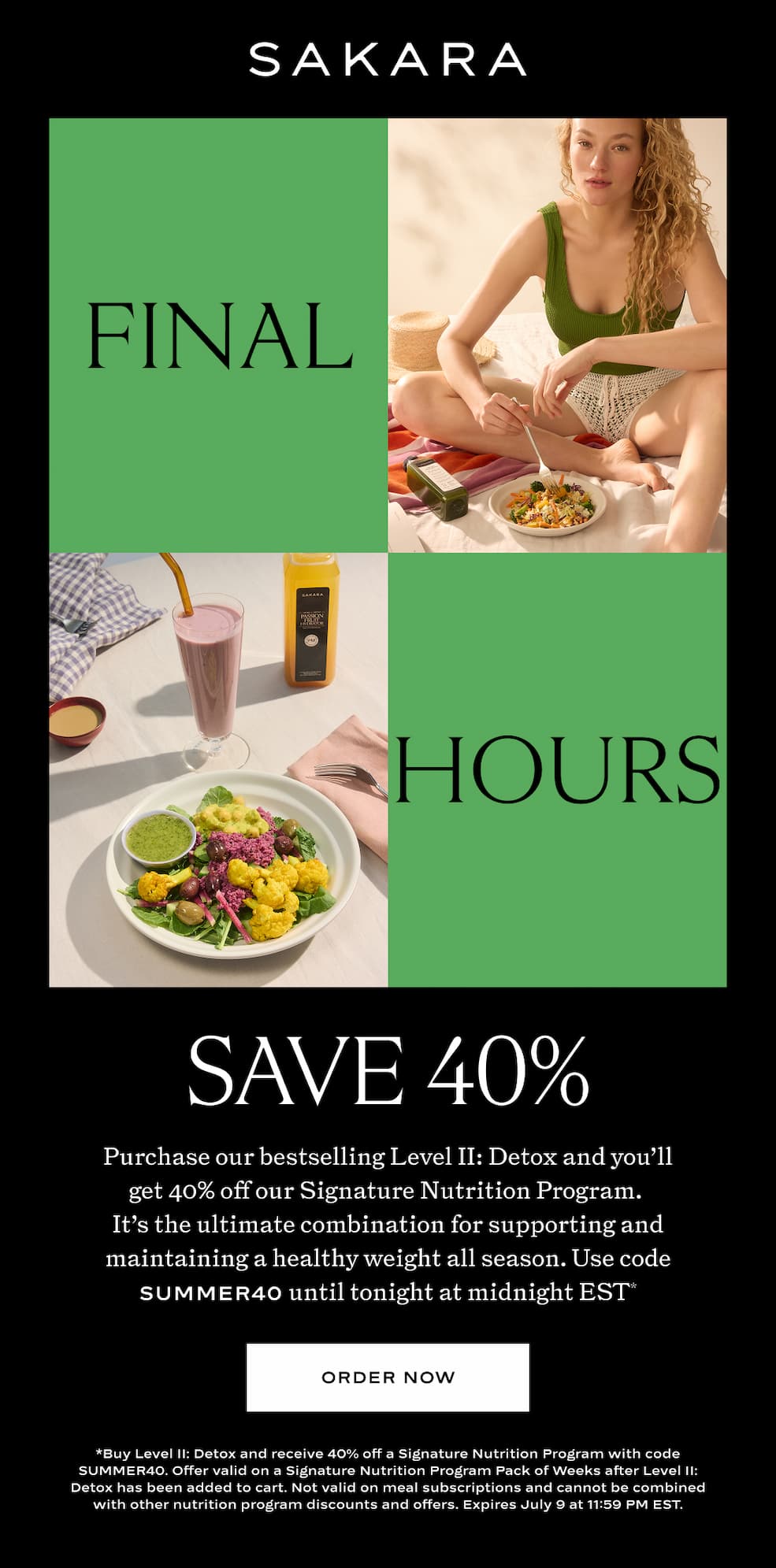 Final Hours: Save 40% with code SUMMER40