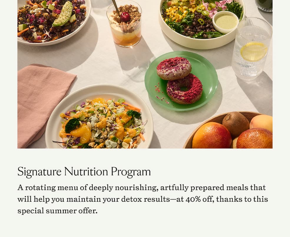  40% off a Signature Nutrition Program Pack of Weeks