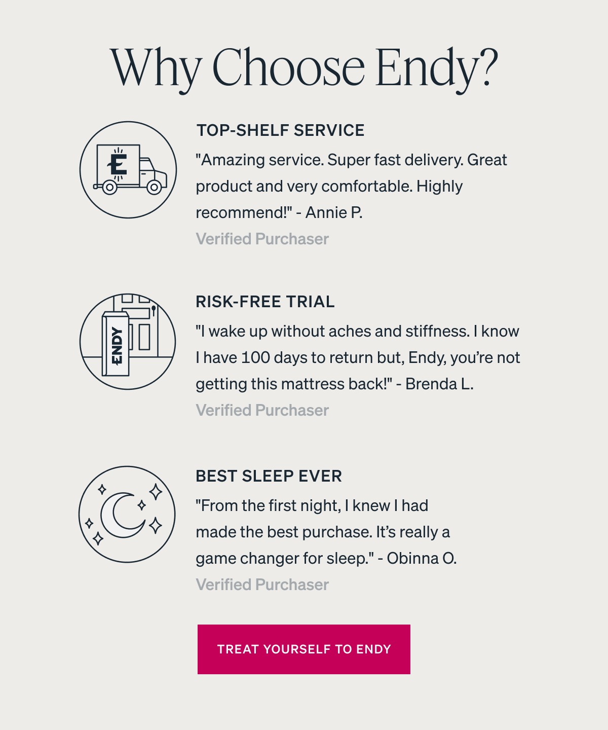 Why Choose Endy? 