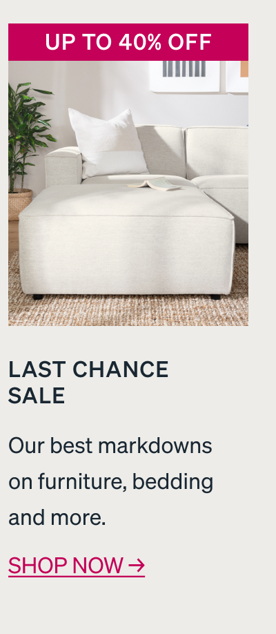 Last Chance Sale