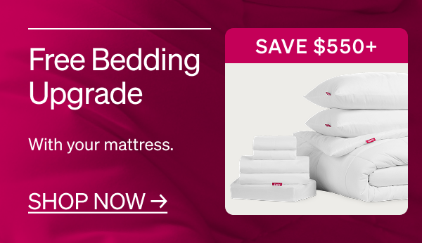 Free Bedding Upgrade