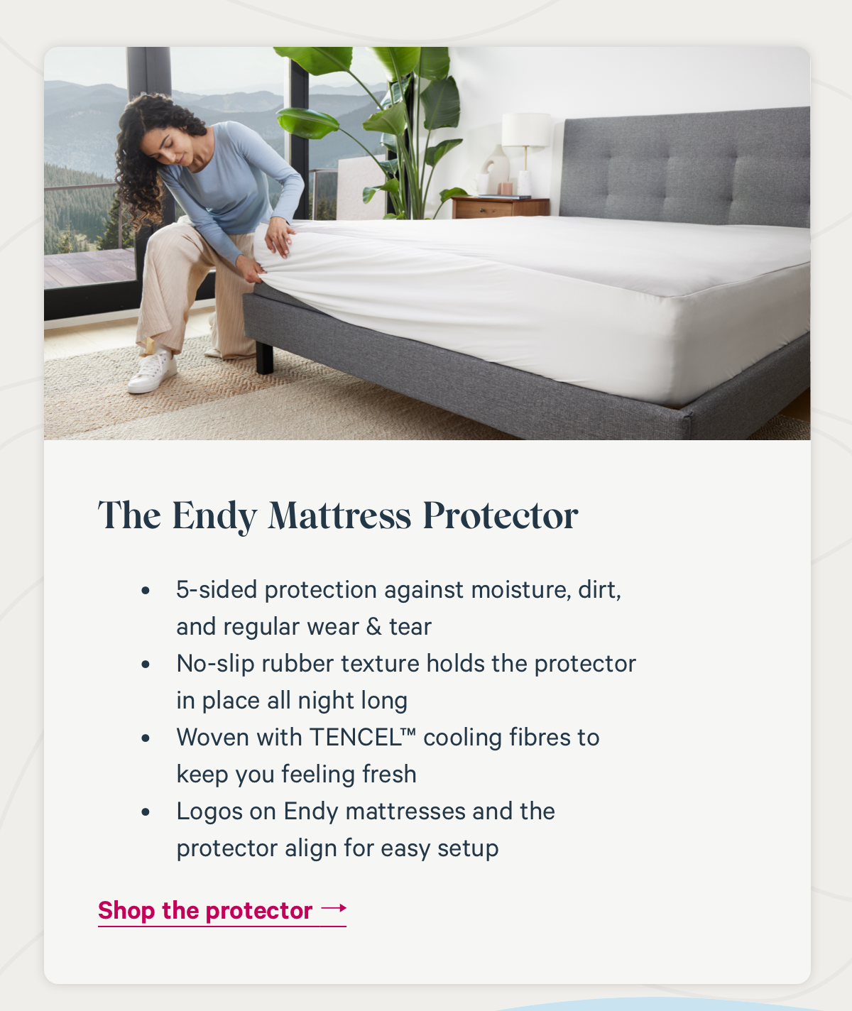 Did you know THIS about our mattress protector? 😮 Endy