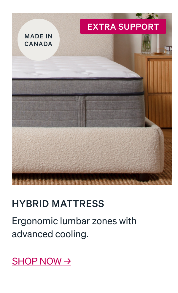 MOST RESTORATIVE Hybrid Plush Mattress Cloud-like comfort meets exceptional support.