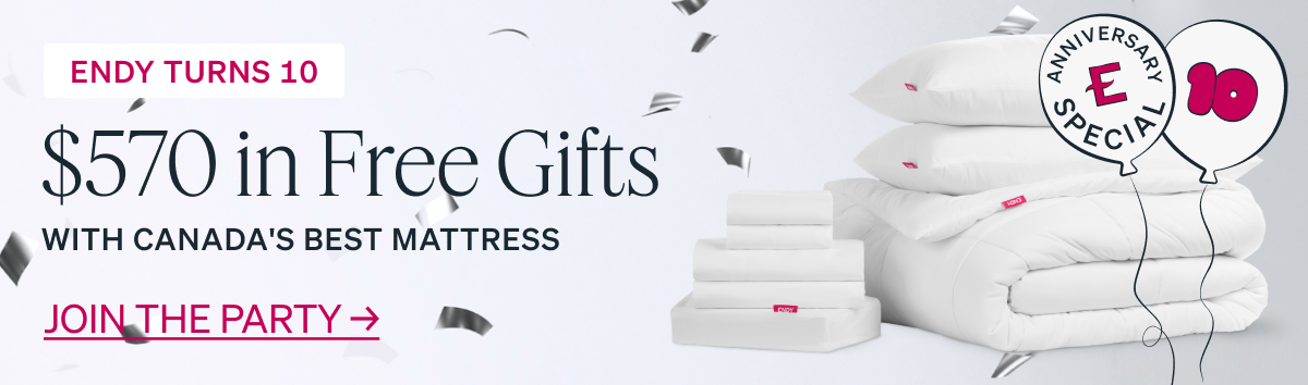 "$570 in Free Gifts with Canada's Best Mattress SHOP NOW"