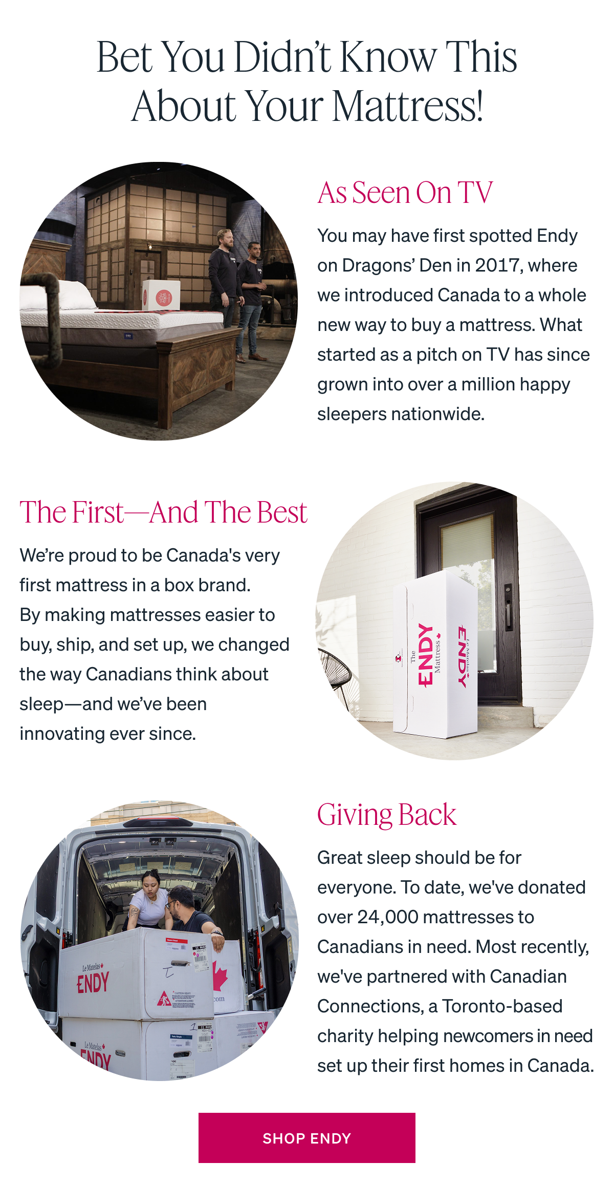 Bet you didn't know this about your mattress! Shop Endy