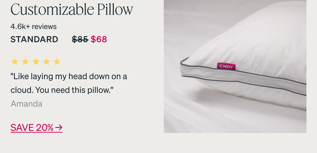 Customizable Pillow | 4.6k+ reviews QUEEN