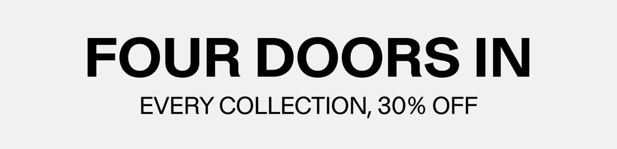 Four Doors in Every Collection, 30% Off