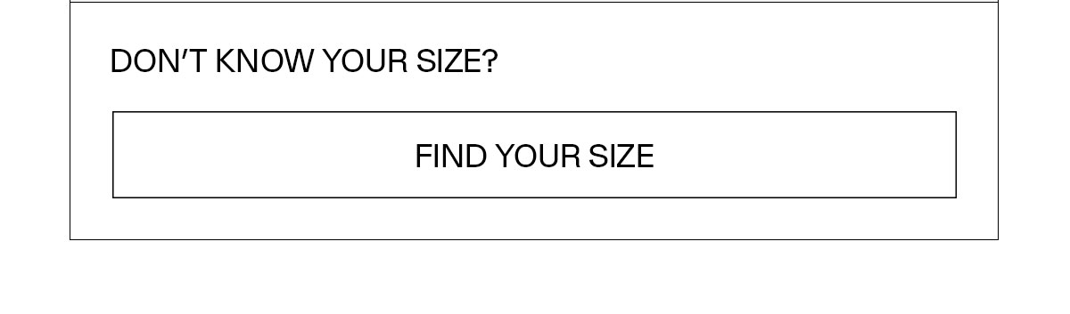 Find Your Size