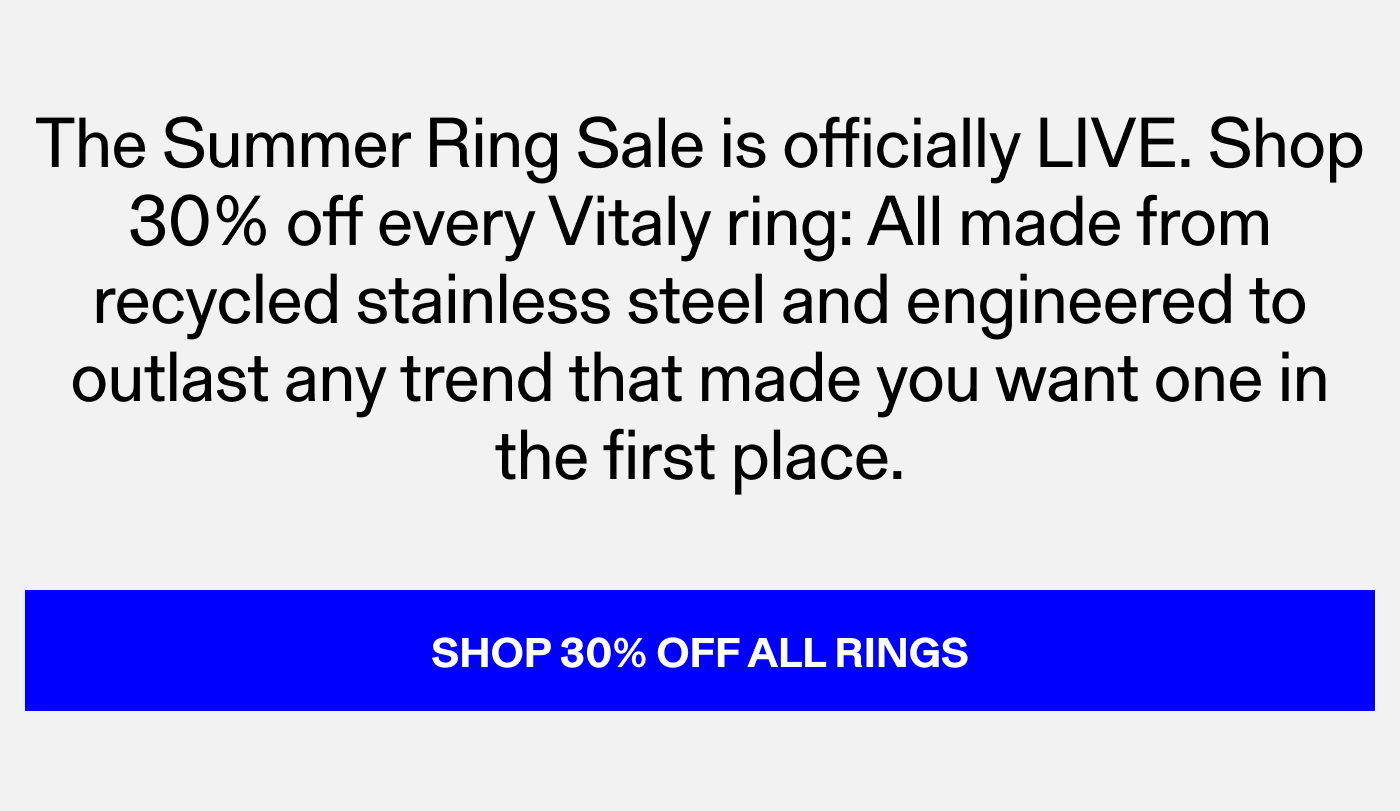 Summer Ring Sale