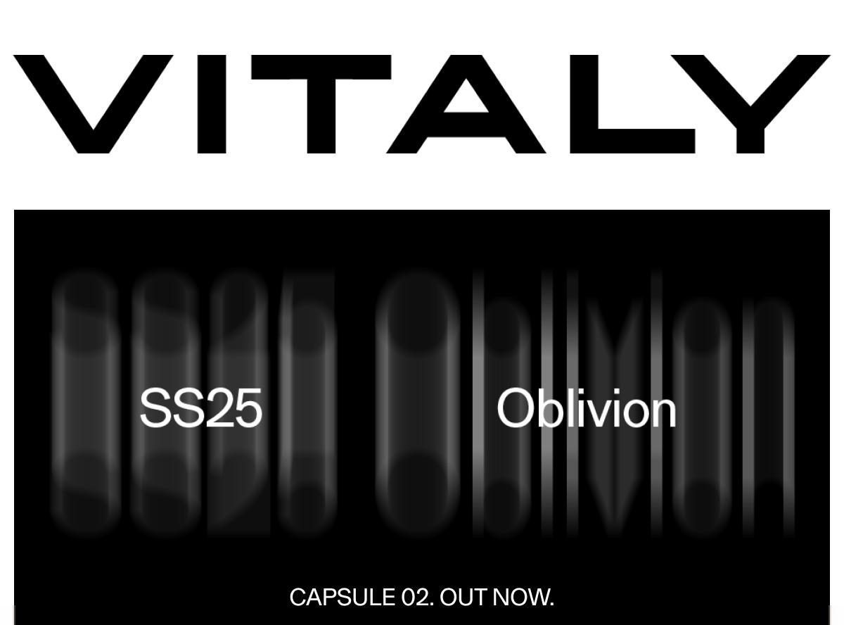 SS25 Oblivion | Capsule 02. OUT NOW. 