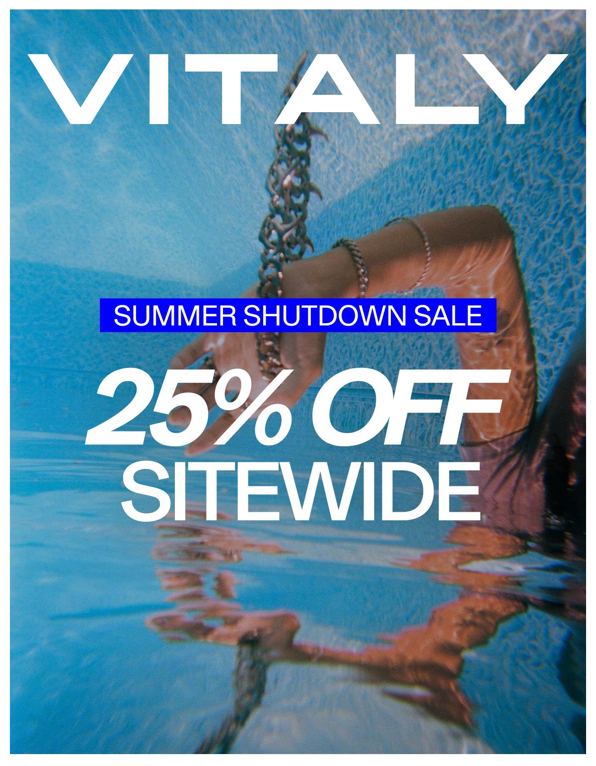 25% Off Sitewide