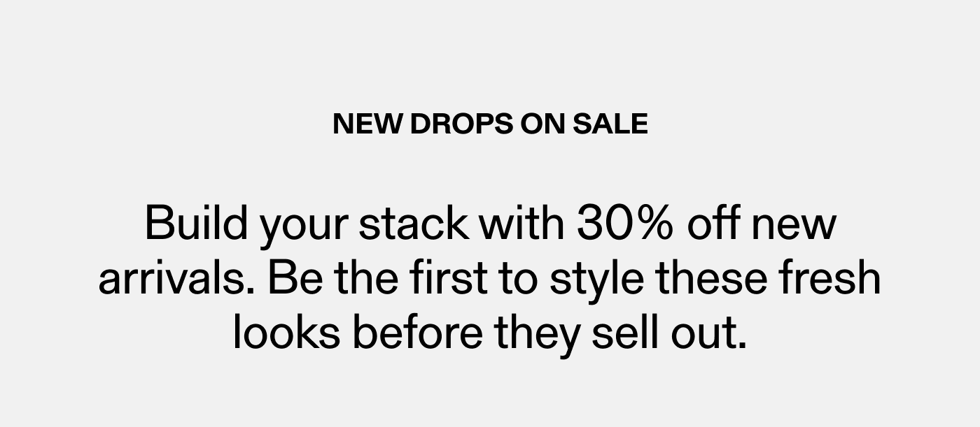 New Drops On Sale