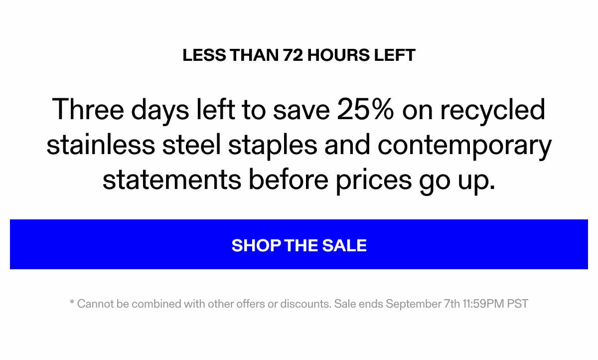 25% OFF Sitewide