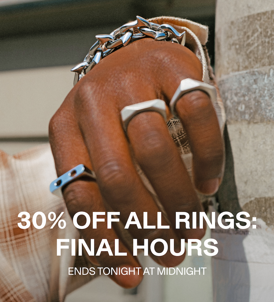 30% OFF ALL RINGS ENDS TONIGHT 