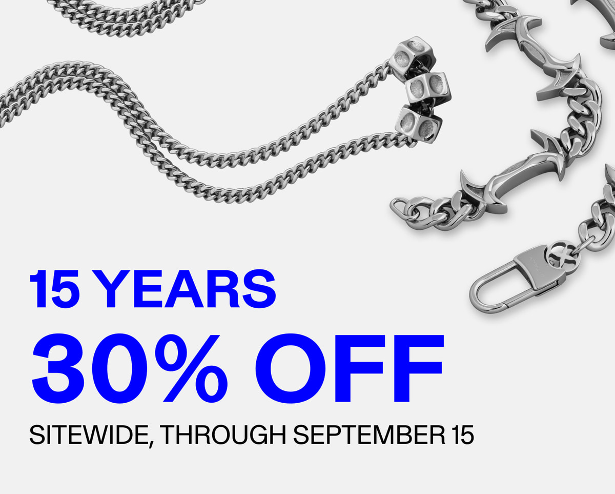 15 YEARS 30% OFF SITEWIDE