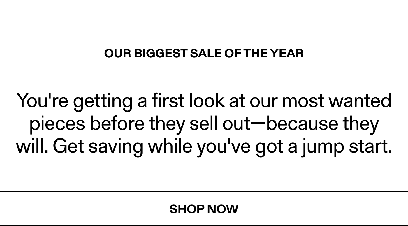 BLACK FRIDAY STARTS NOW