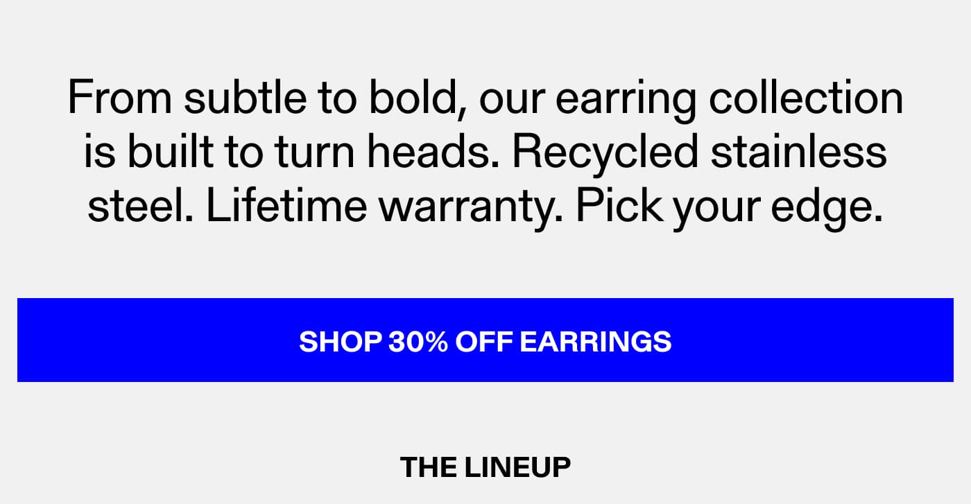 Shop 30% Off Earrings