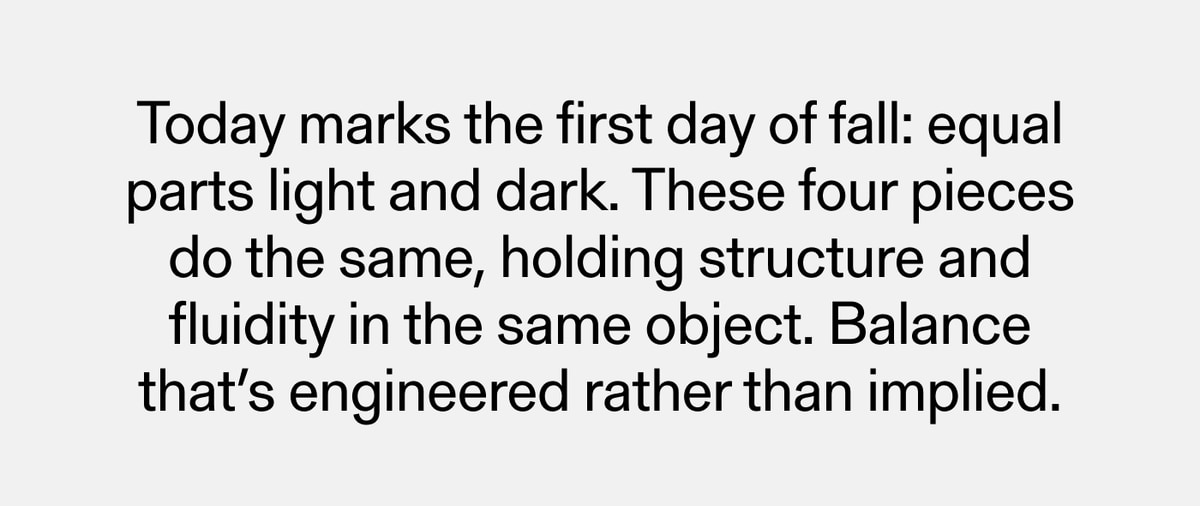 The Fall Equinox