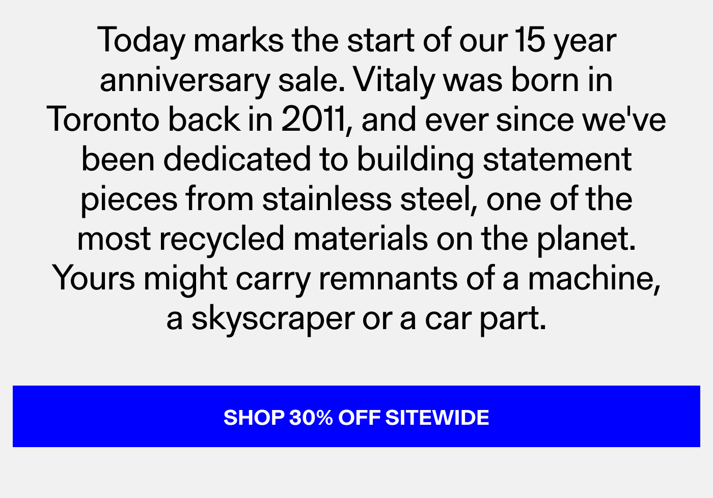 Shop 30% Off Sitewide