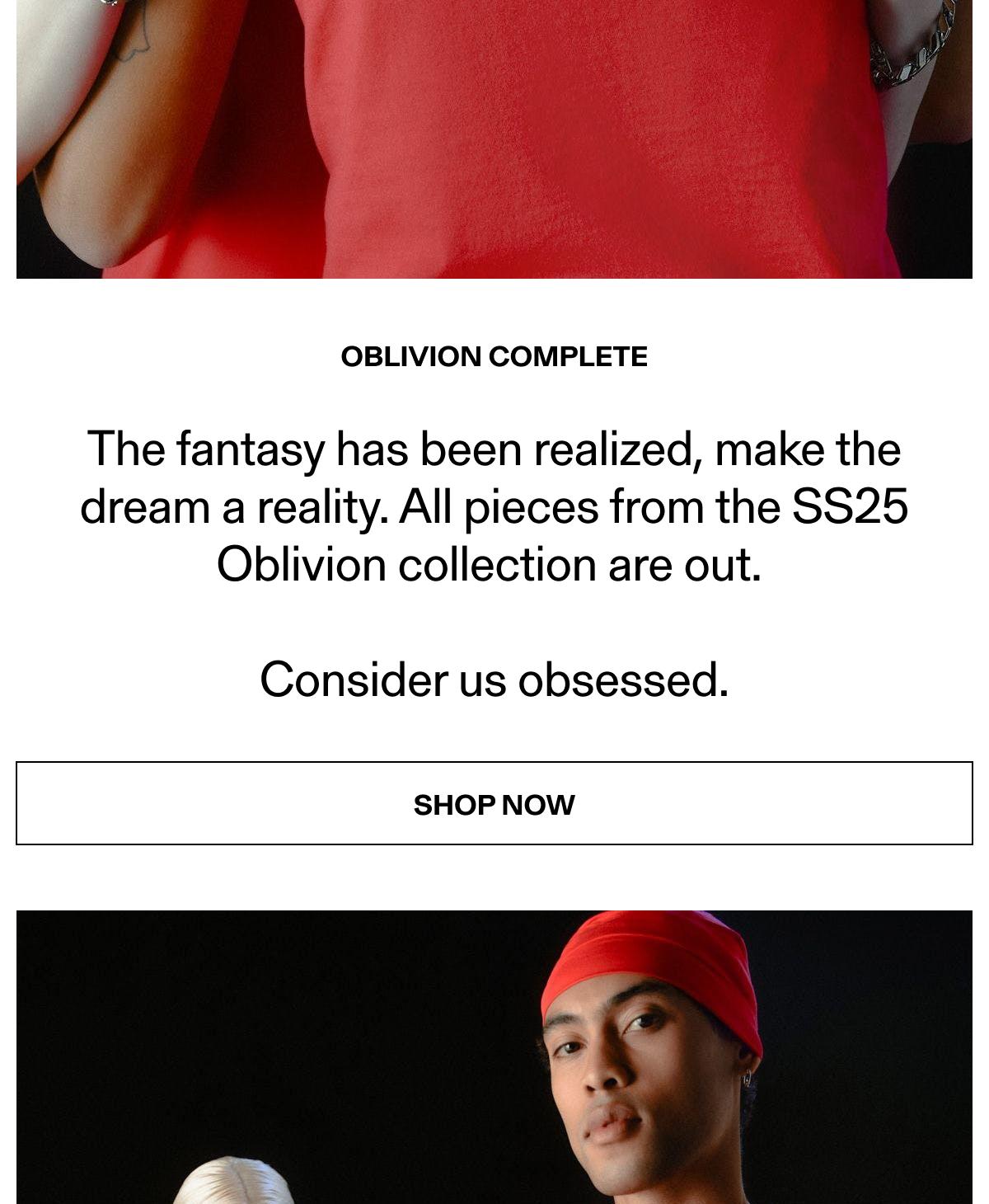 SHOP SS25 OBLIVION | CAPSULE 02