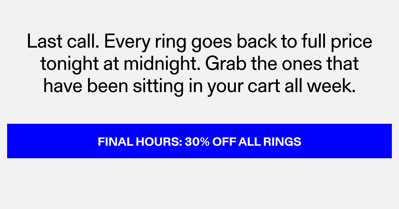 Summer Ring Sale