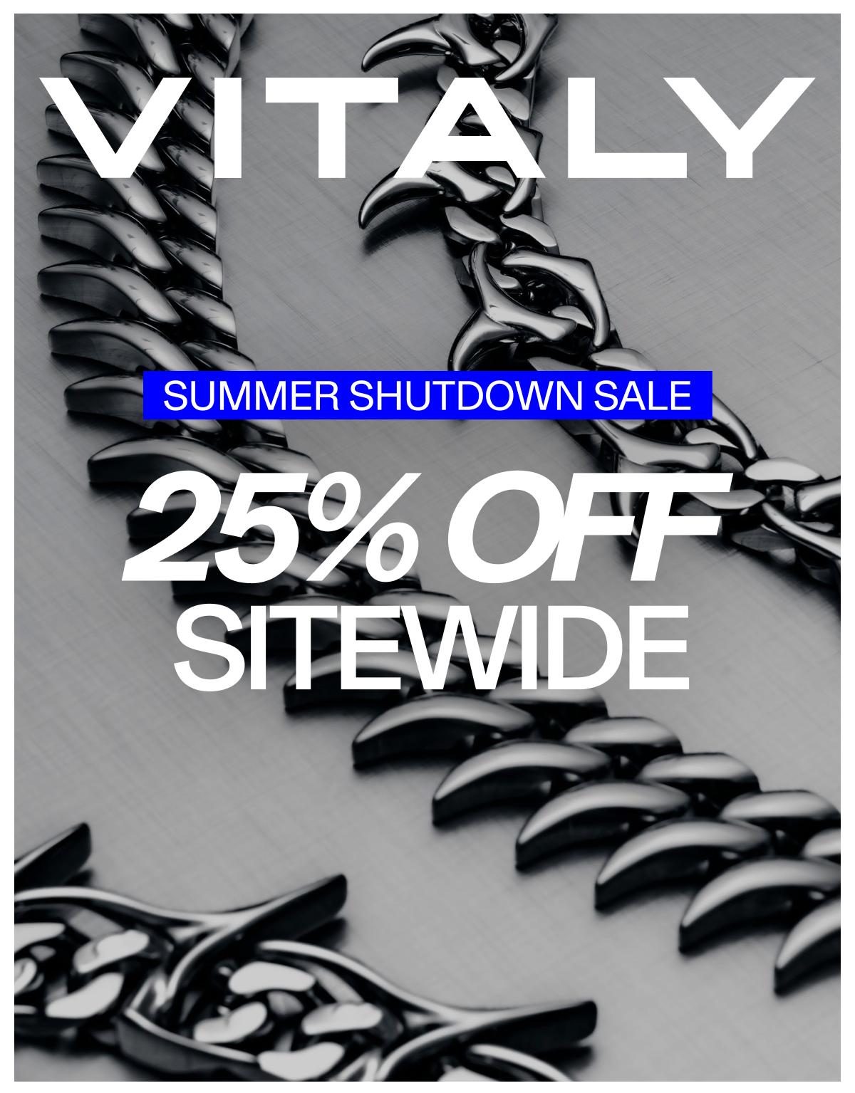 25% Off Sitewide