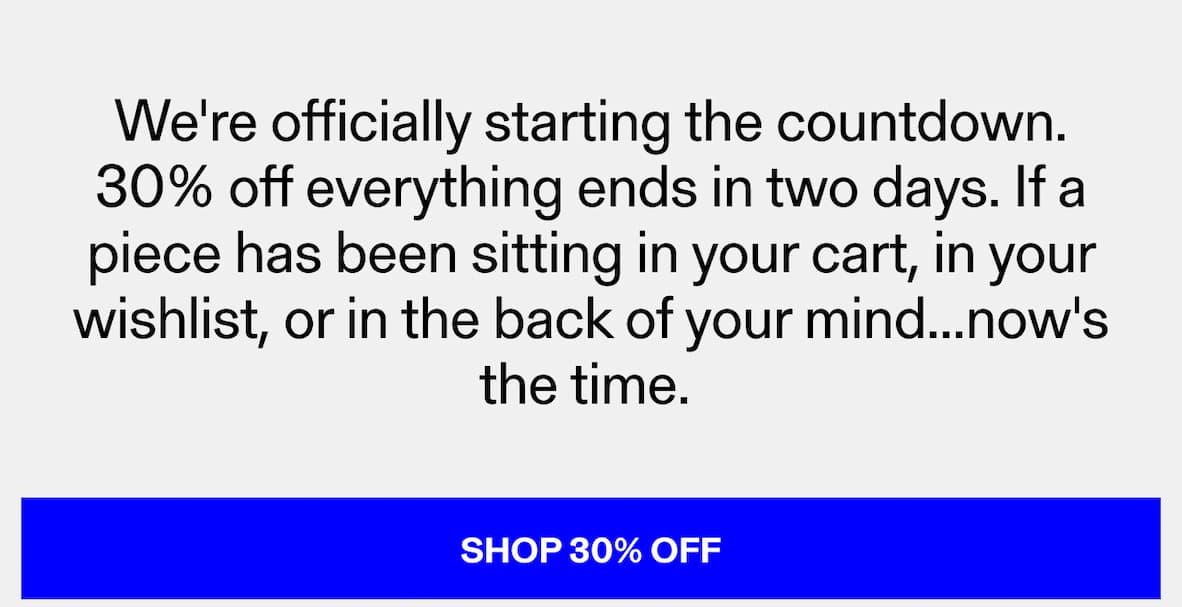 Shop 30% Off